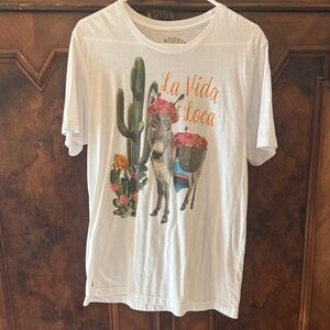 Rodeo White Graphic Tee - La Vida Loca
